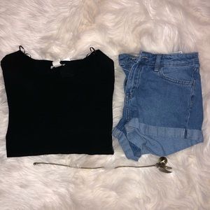 H&M Black Blouse